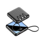 Mini Power Bank With 4 Built-In Cables – Fast Charging 20000mAh - Image 4