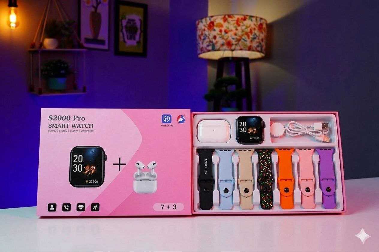 product_20260614214821_692410 S2000 Pro Smart Watch Combo ছেলেদের ঘড়ি - Image 1