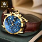 Olevs Watch চামড়ার বেল্টের ঘড়ি - Image 2