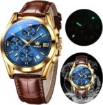 Olevs Watch চামড়ার বেল্টের ঘড়ি - Image 4