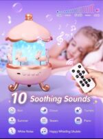 Bunny's Carousel Night Light Projector – Rotating LED Star Sky Lamp for Kids - Image 4