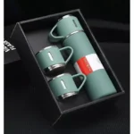 3 in 1 Vacuum Insulated Thermal Flask Set With Cup Set - Image 5
