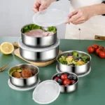 XY Protect Fresh Stainless Steel Food Storage Box | স্টেইনলেস স্টিল ফুড বক্স সেট - Image 3