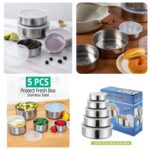 XY Protect Fresh Stainless Steel Food Storage Box | স্টেইনলেস স্টিল ফুড বক্স সেট - Image 4
