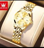 ⌚🔥 স্টাইলিশ OLEVS লাক্সারি ওয়াচ 🔥⌚ - Image 4
