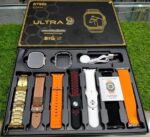 DT900 Ultra Golden & Silver Edition Smart Watch - Image 2